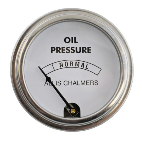 Aftermarket OIL PRESSURE GAUGE 70207834V Fits Allis Chalmers B, IB, C, G, WC, WD, WF GAH30-0026 - main